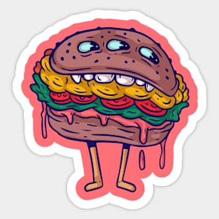 Burger Sticker